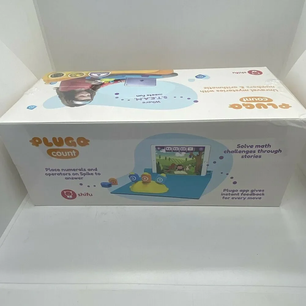 Plugo Count by PlayShifu - Math Games with Stories & Puzzles for 5-10 Years